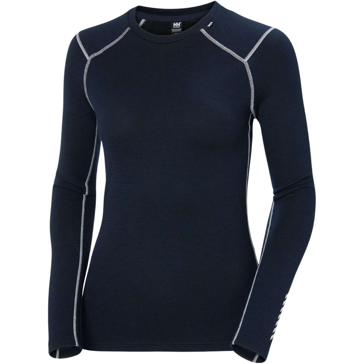 2025 Helly Hansen Womens Lifa Merino Midweight Crew Base Layer 49378 - Navy